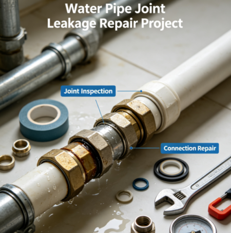Water Pipe Joint Leakage Repair Project