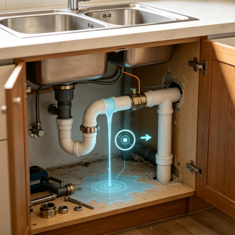 Kitchen Water Pipe Leakage Repair Project